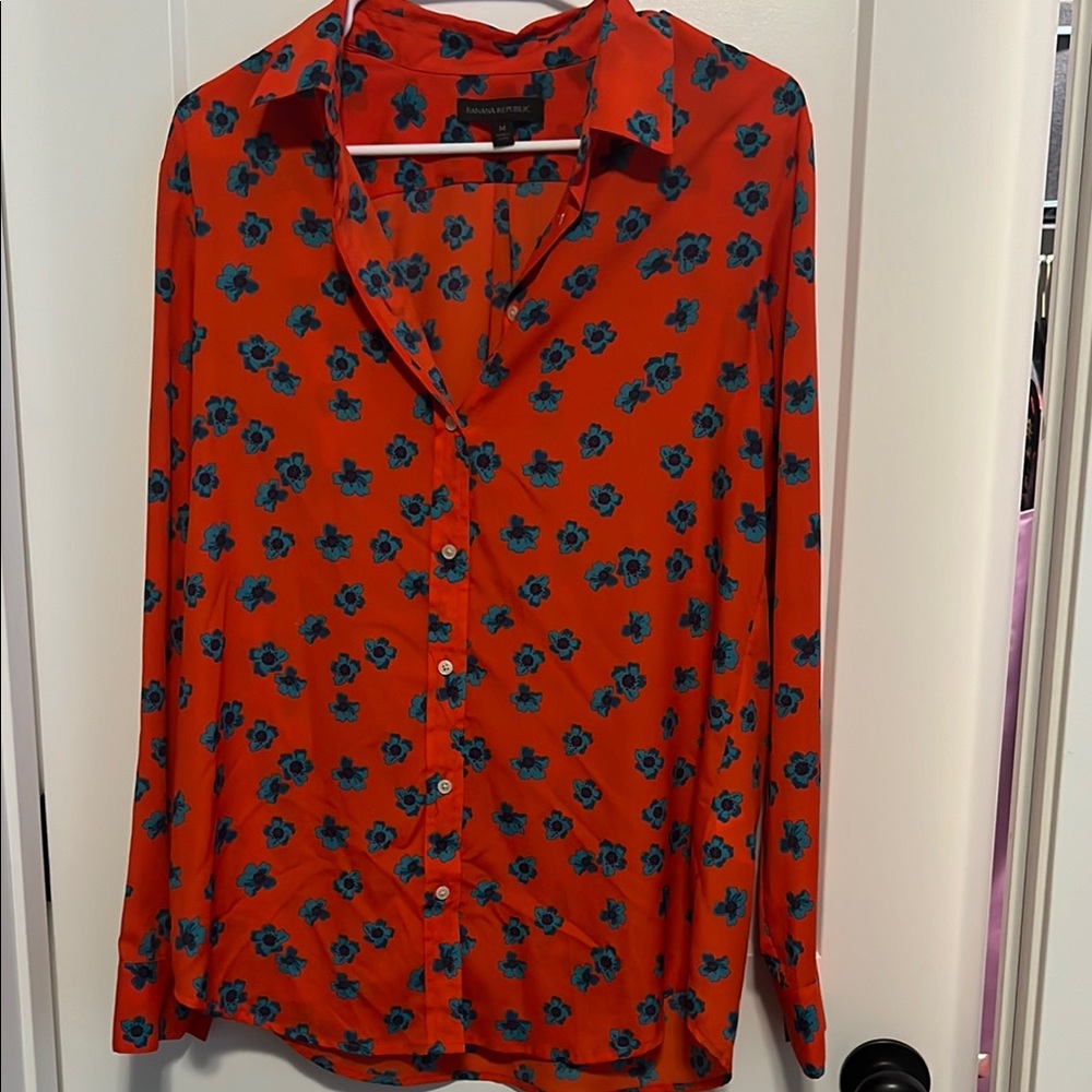 Banana Republic Pattern Blouse